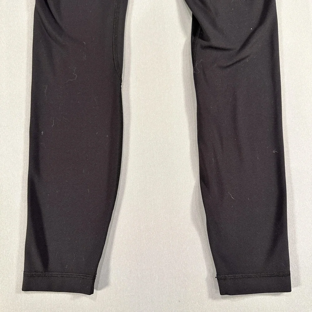 Lululemon Leggings Womens 4 Black High Rise Ankle Yoga Athletic Gym Stretch